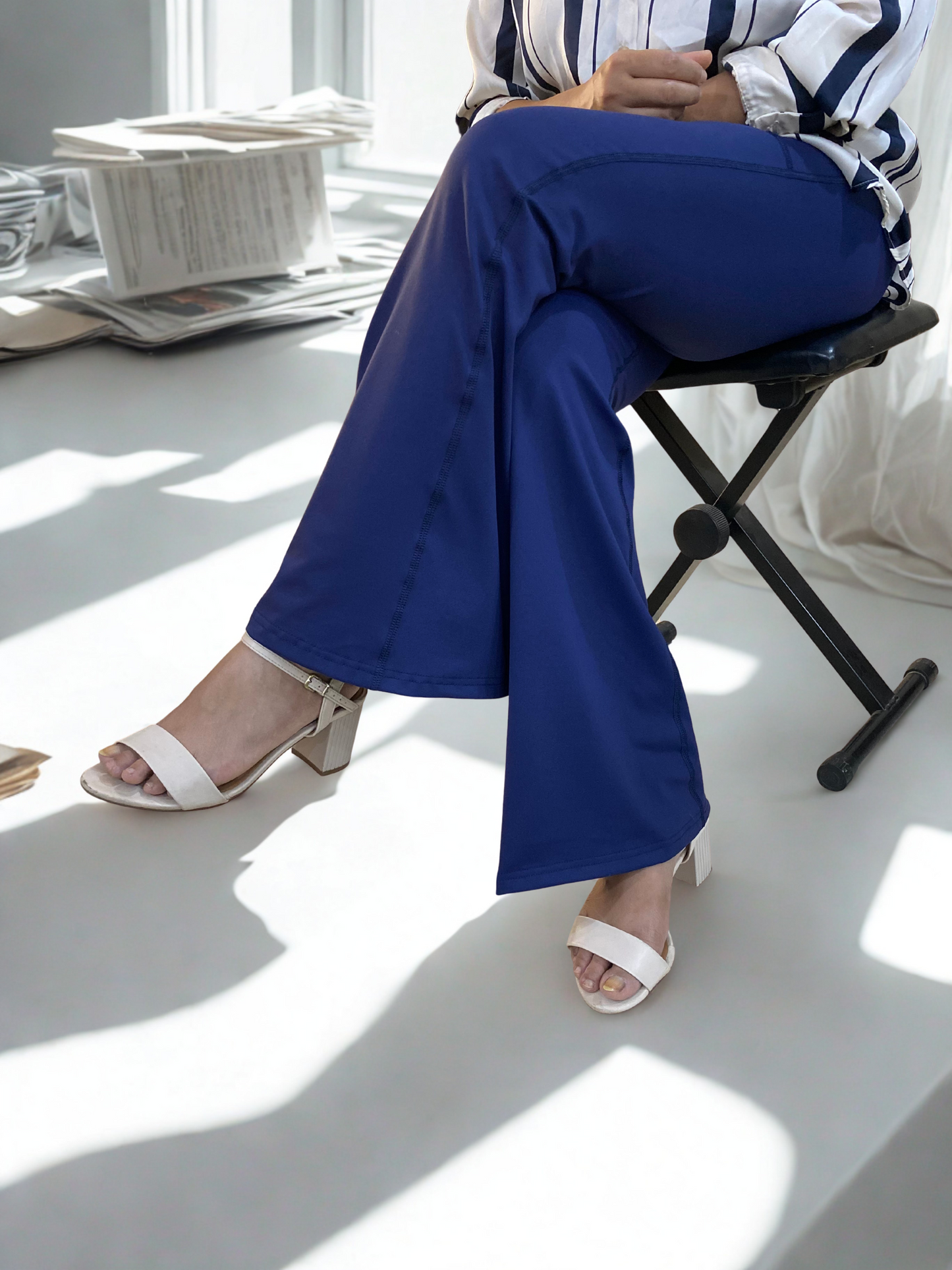 3SIXTY Flared Pants - Blue