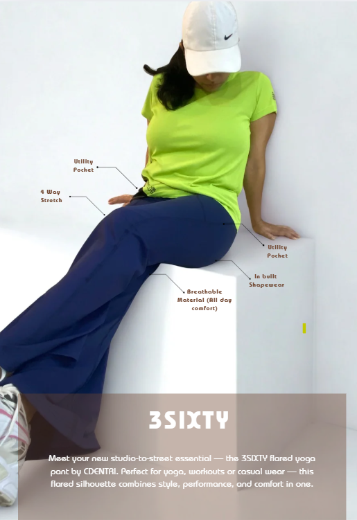 3SIXTY Flared Pants - Blue